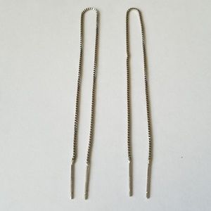 Dropthrough earrings